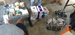 कैलाली प्रहरीले गर्याे चार लाख बराबरको भन्सार छलीको समान बरामद