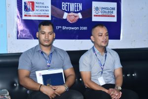 नेपाल वेष्टर्न एकेडेमी धनगढी र युनिग्लोव कलेज काठमाण्डौंबीच सहकार्य
