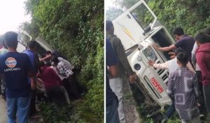 डडेल्धुरामा जीप दुर्घटना हुँदा २ जना घाइते,एकको अवस्था गम्भीर