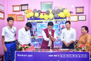 २५ औँ स्थापना दिवसको अवसरमा कैलाली विद्या निकेतनले गर्यो दृष्टि फाउन्डेसनमा सहयोग