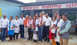 सेति अस्पतालमा क्यान्सर स्क्रिनिङ्ग युनिट सुरु, पहिलो दिन एक सय २० जनाले सेवा लिए