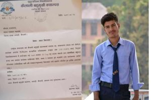 त्रिभुवन विश्वविद्यालय टप गर्ने धरणीधरलाई (के एम सी) ले सम्मान गर्दे