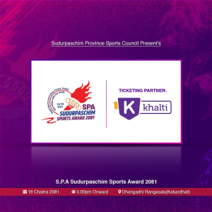 एसपीए सुदूरपश्चिम स्पोर्ट्स अवार्डः खल्ती एपबाट टिकट काट्न सकिने