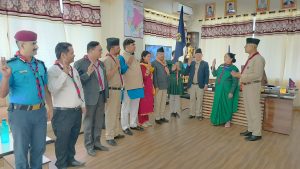 गोदावरी नगरपालिकामा नेपाल स्काउटद्वारा दीक्षान्त समारोह सम्पन्न