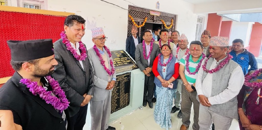 बुढीगंगा नगरपालिकाको अत्याधुनिक भवनको उद्घाटन