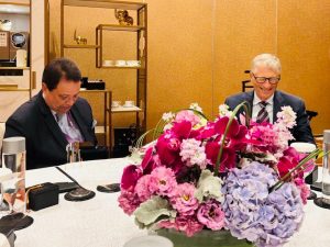 बिल गेट्ससँग बिनोद चौधरीको भेट, नेपालको स्वास्थ्य र रोजगारी क्षेत्रका विषयमा छलफल