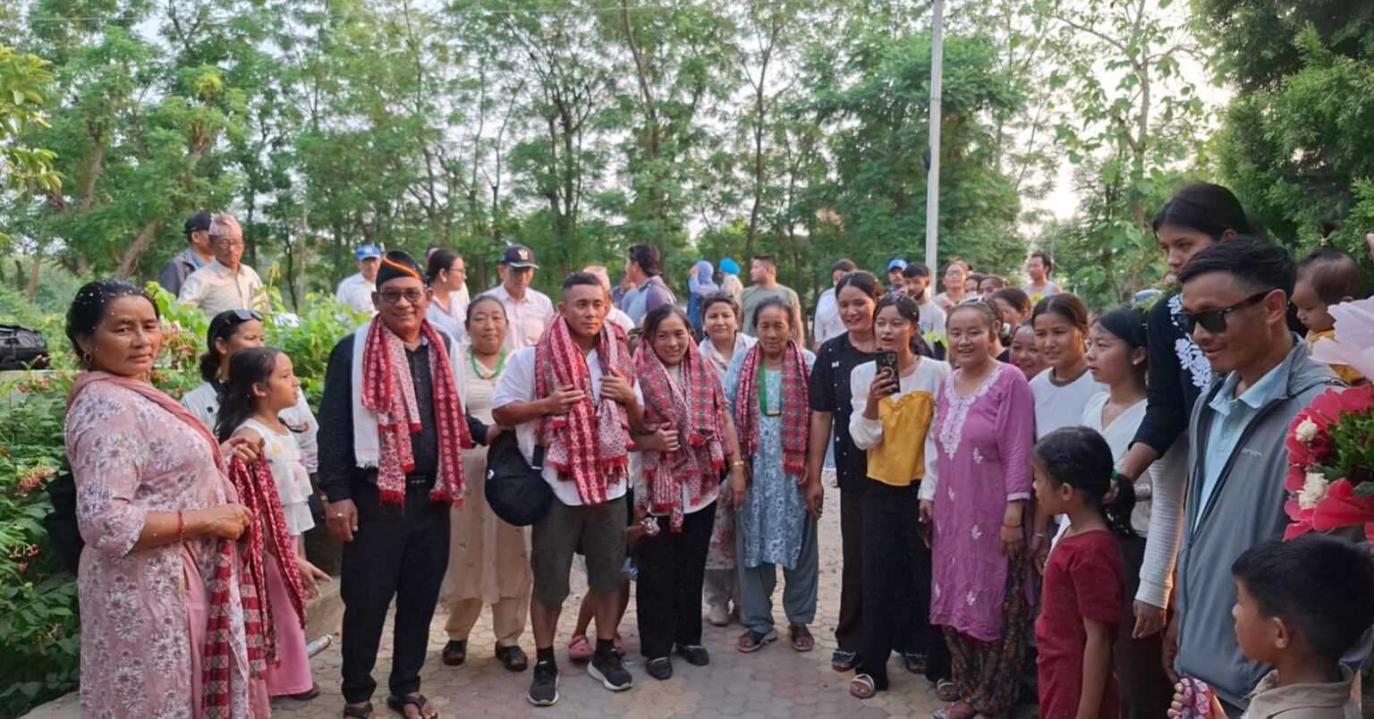 भारतीय भूतपूर्व सैनिक सङ्घ कञ्चनपुर क्षेत्र नम्बर १ द्वारा लेफ्टिनेन्ट सन्तोष तामाङलाई भव्य स्वागत