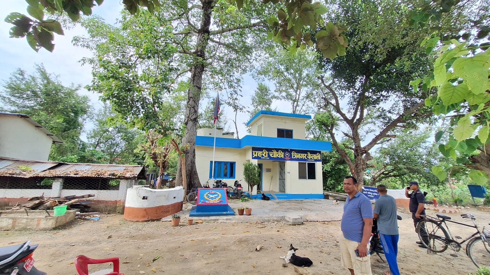 एसपी चन्दको निर्देशनमा त्रिनगर प्रहरी चौकीमा रंगरोगन