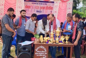 चौमालामा 7A-SIDE फुटबल प्रतियोगिता सुरु, सनसाइन युथ क्लबले पहिलो खेलमा जित