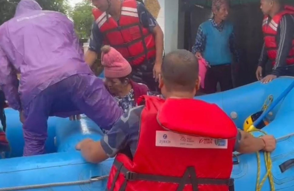 कञ्चनपुर: बाढीका कारण सशस्त्र प्रहरी बीओपी र दर्जनौं परिवार विस्थापित