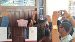 सुर्नया गाउँपालिकामा स्थानीयले गरे तालाबन्दी