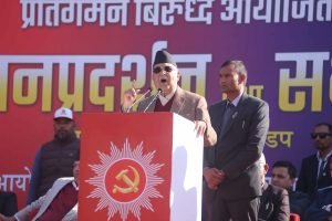 वर्तमान सरकारलाई अदालतले संवैधानिक ठहर्‍याउनै सक्दैन : ओली