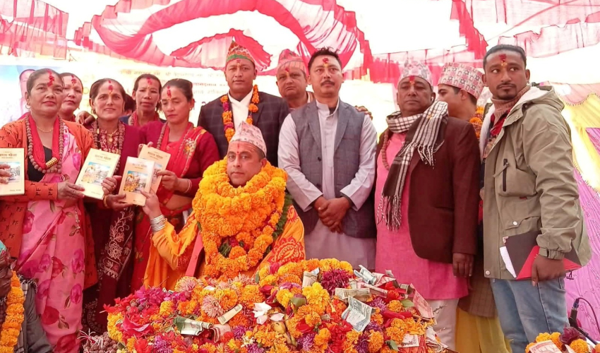 २७ वर्षदेखि समावेशी समाज निर्माणमा सक्रिय बैतडीका ज्याेतिषाचार्य पन्त