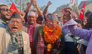 कैलाली-५ मा नेकपाका प्रेम आलेको उम्मेदवारी