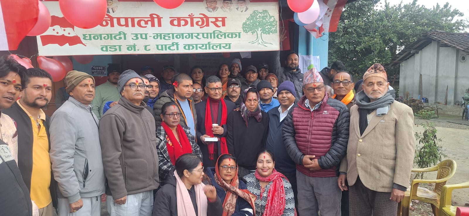 धनगढी क्षेत्र नम्बर ५ मा काँग्रेस उम्मेदवार शाहको सक्रियता बढ्दो, सबै वडामा सम्पर्क कार्यालय स्थापना