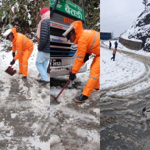 हिमपातका कारण अवरुद्ध राजमार्ग सञ्चालनमा