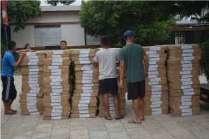 बाजुरामा हेलिकोप्टर मार्फत मतपत्र ढुवानी गरिने