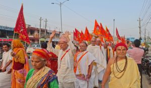 लक्ष्मीनारायण मन्दिरको वार्षिकोत्सको अवसरमा रथयात्रा निकालियो
