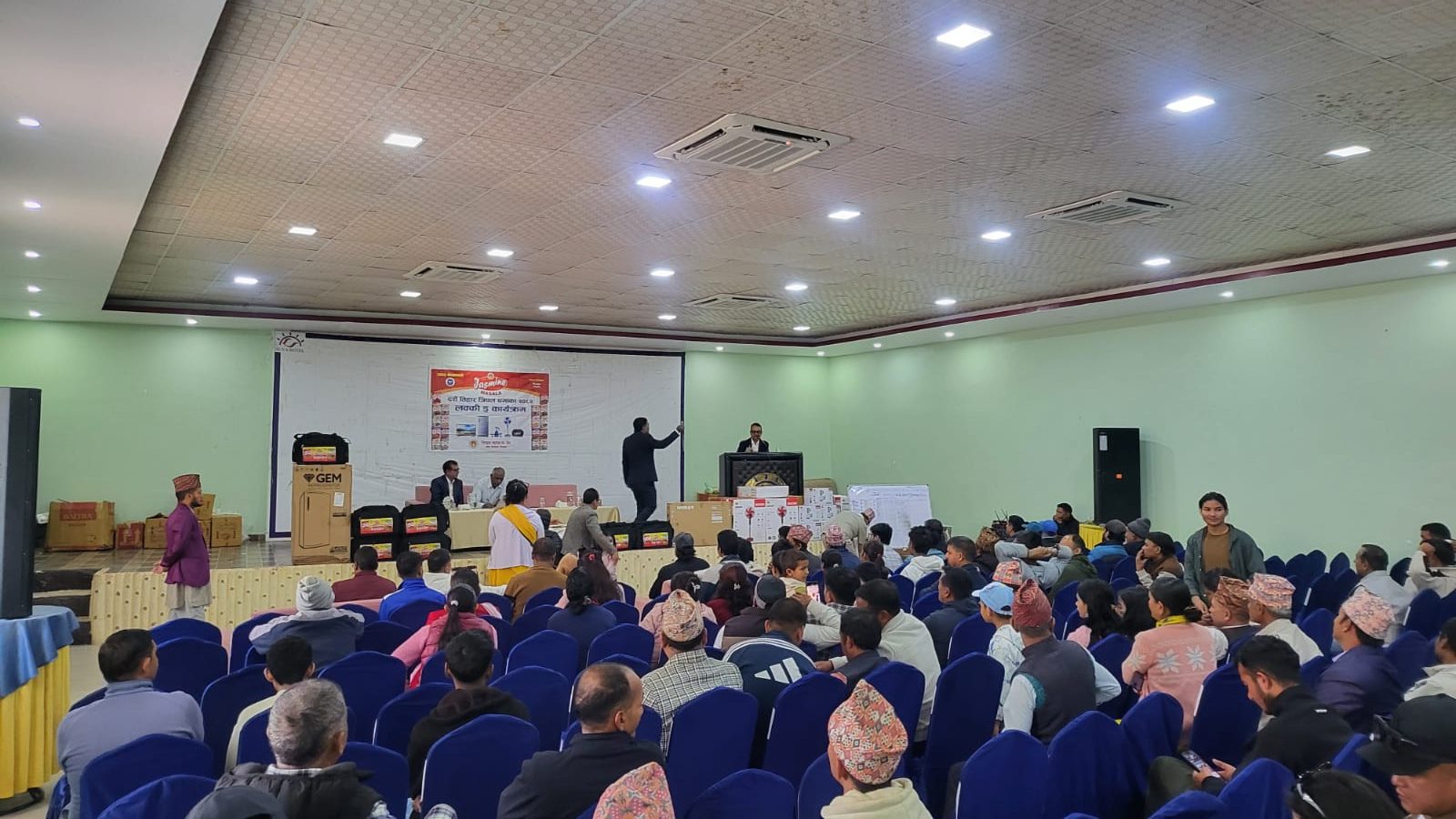 जस्मिन मसलाको ‘ट्रिपल धमाका’ लक्की ड्र सुर्खेतमा सम्पन्न, ४३ इन्च टिभी मुख्य आकर्षण