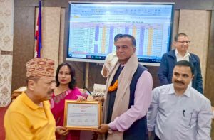 BLE नतिजामा उत्कृष्ट प्रदर्शन गर्दै मयूर बोर्डिंग हाई स्कूल सम्मानित