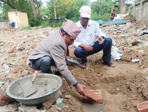 रासस धनगढीको नयाँ भवन निर्माणको शिलान्यास